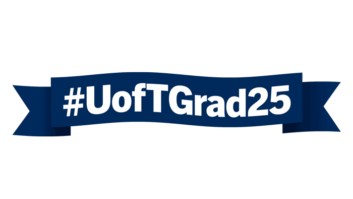 #UofTGrad25 banner GIF