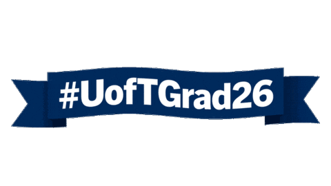 #UofTGrad26 banner GIF