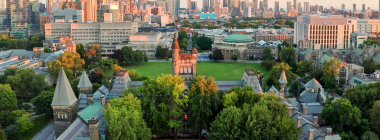 Aerial view of St. George Campus.