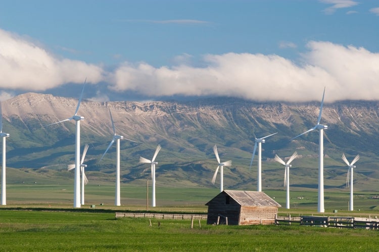 wind farm in alberta