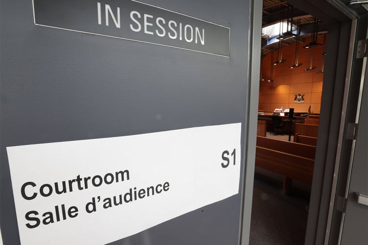 exterior of a courtroom in toronto