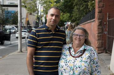 Anil Purandaré and Lise Watson from OSIA 