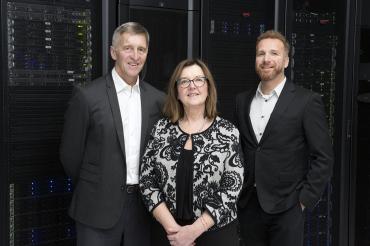 Photo of John McLaughlin, Cindy Morton and Philip Awadalla