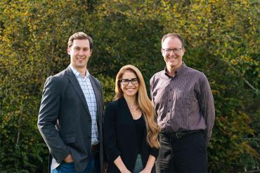 Left to right: Andrew Gillis, CEO of Aurora Hydrogen, Erin Bobicki