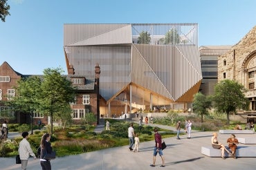 Front view rendering of 90 Queen's Park