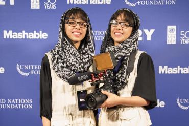 Nivaal Rehman (left) and Maryam Rehman (right), are attending the summit for the first time