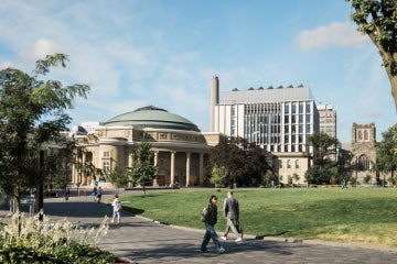 Convocation Hall and front campus