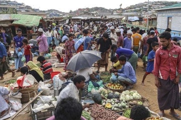 Photo of camp in Cox's Bazar