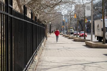 St. George campus at U of T during COVID-19 outbreak