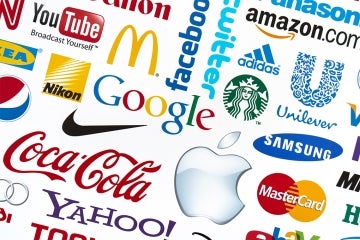 collage of corporate logos