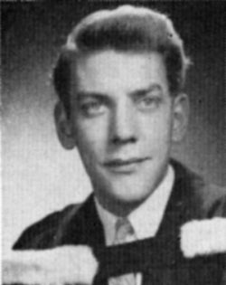 Donald Sutherland graduation photo